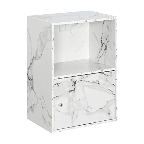 Convenience Concepts Storage Bench - color: White Marble
