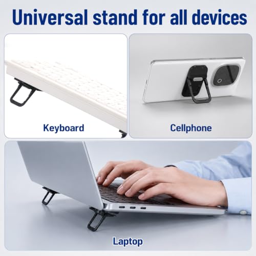 2 Pcs Foldable Computer Laptop Stand Mini Keyboard Stand