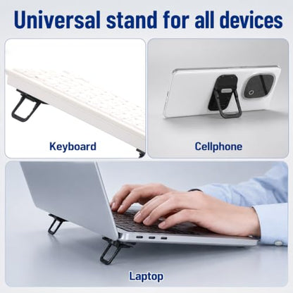2 Pcs Foldable Computer Laptop Stand Mini Keyboard Stand