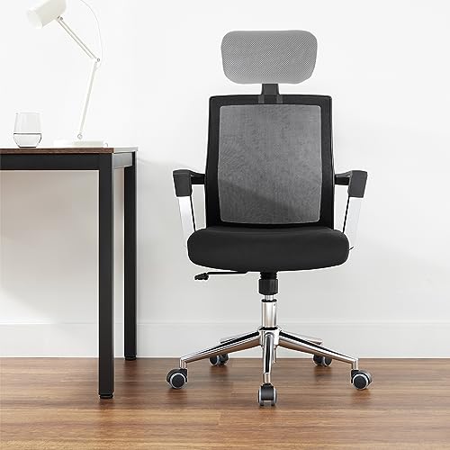 Veemoon Ergonomic Desk Chair Chair Headrest Attachment Head Support Cushion Elastic Sponge Head Pillow Adjustable Height Angle Upholstered for Executive