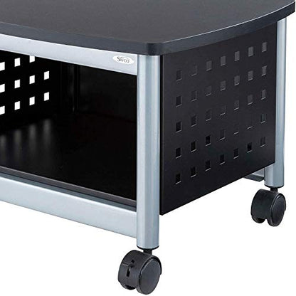 Safco Underdesk Multi Functional Stand - 1855BL, Powder Coated Steel, Swivel Wheels, Holds 100 lb - Home Orginization Solutions
