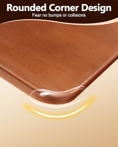 Ergonomic Wood Desk Extender Tray, Foldable Elbow Wrist Rest Shelf