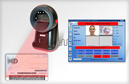 IDetect ID Scanner - Age Verification for Bars and Clubs - Drivers License Reader and Identification Card Scanner for Computers, Tablets, & POS - Stops Unwanted IDs (Entrant and License Photo) - style: Entrant & License Photo