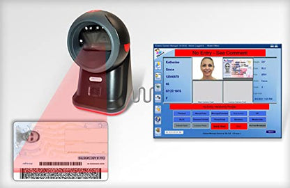 IDetect ID Scanner - Age Verification for Bars and Clubs - Drivers License Reader and Identification Card Scanner for Computers, Tablets, & POS - Stops Unwanted IDs (Entrant and License Photo) - style: Entrant & License Photo