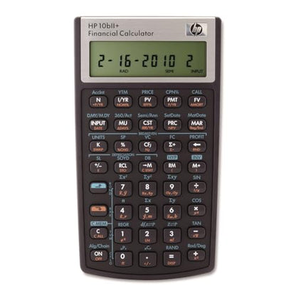 HP 2716570 10bII+ Financial Calculator, 12-Digit LCD - size: HP 10bII+