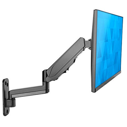 Mount-It Computer Monitor Wall Mount, Gas Spring Arm, Full Motion