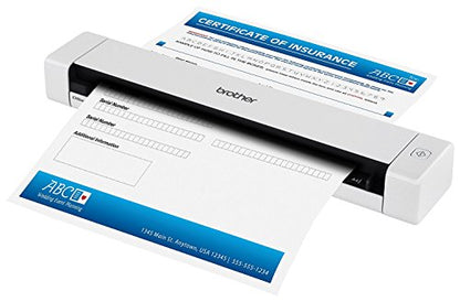 Brother Mobile Color Page Scanner, DS-620, Fast Scanning Speeds, Compact and Lightweight, Compatible with BR-Receipts, Black - style: New Model: DS620