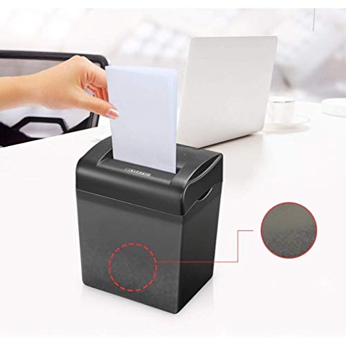 Shredder-Compact Desktop-High-Security 4-Sheet Micro-Cut Paper Credit Card Shredder Black