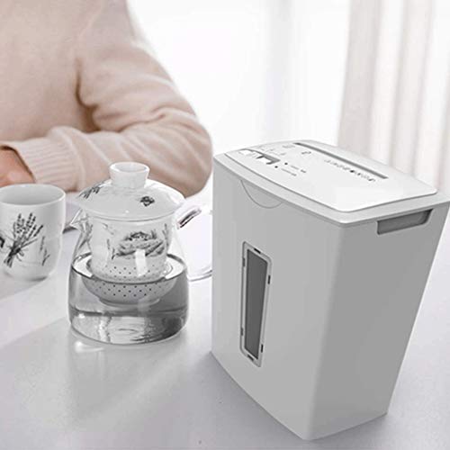 Small Portable Silent High Power Electric Home, CD and Credit Card Office Shredder Cross-Cut Paper and with Security Lock