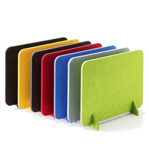Desk Privacy Divider, Desk Divider Acoustic, Desktop Privacy Panel Acoustic Partition, Reduce Noise and Visual Distractions, Home Offices Libraries Classroom(Green,40x50cm) - color: Green, size: 40x50cm