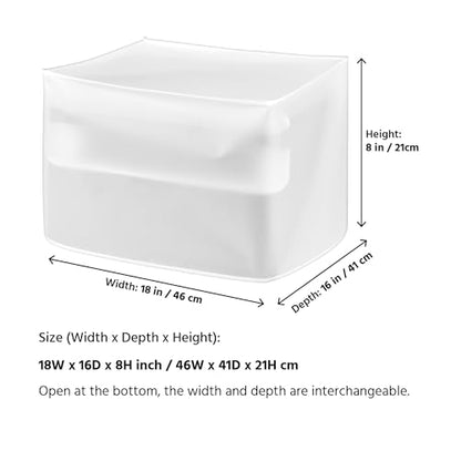 Printer Dust Cover Case Water Proof Protective Covers jacket,compatible with HP, EPSON,CANON, BROTHER, PIXMA Officejet -18W x16D x8H in - size: 18W x16D x8H