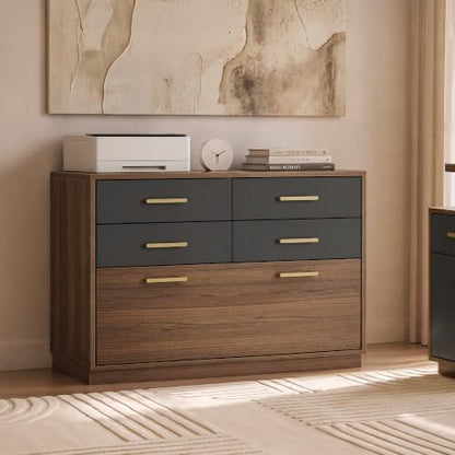 ModernMate 31.4" Lateral File Cabinet with 5 Drawers for Letter, Legal & A4