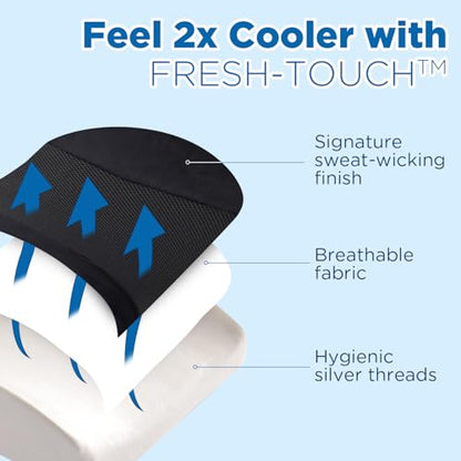 Niceeday Lumbar Support Pillow for Office Chair Car, Gaming Chair Lower Back Pain Relief Memory Foam Cushion with 3D Mesh Cover Ergonomic Orthopedic Back Rest Lower Back Support - size: Lower Back-13'*13'*5'