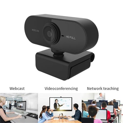 Streaming Camera 1080p HD Webcam USB Pc Camera Webcam for Pc Gaming | Computer Web Cameras for Desktop Computer Accessories with Microphone,Fast Auto Focus, Rotatable Lens Gaming Stuff