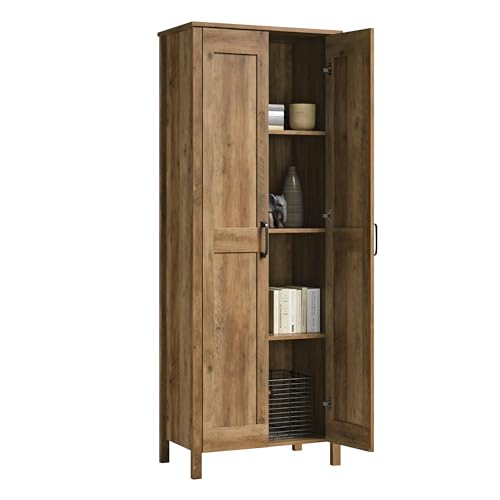 Sauder Miscellaneous Storage Cabinet, Rural Pine Finish - color: Rural Pine