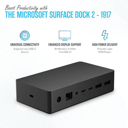 SVS-00001/1917 Microsoft Surface Dock 2 USB-C Docking Station Pro/Book/Go
