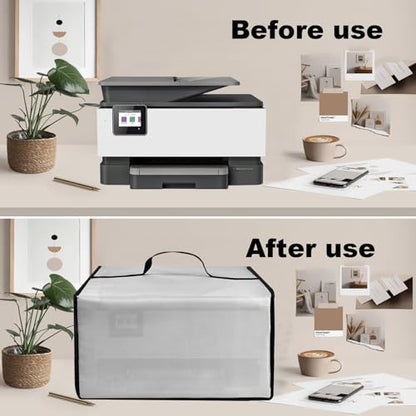 Printer Dust Cover for HP OfficeJet Pro 8125e/ OfficeJet Pro 9125e Printers - color: Silver