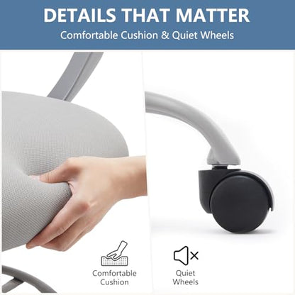 DUMOS Ergonomic Tall Drafting Chair, High Office Chair for Standing Desk
