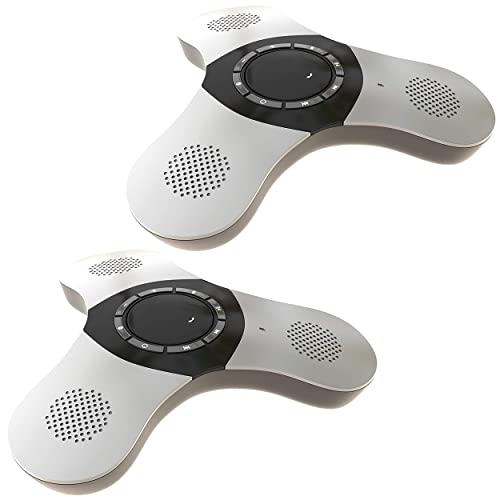 Conference Speaker and Microphone, 360° Voice Pickup, Noise Reduction - size: 2 Pack