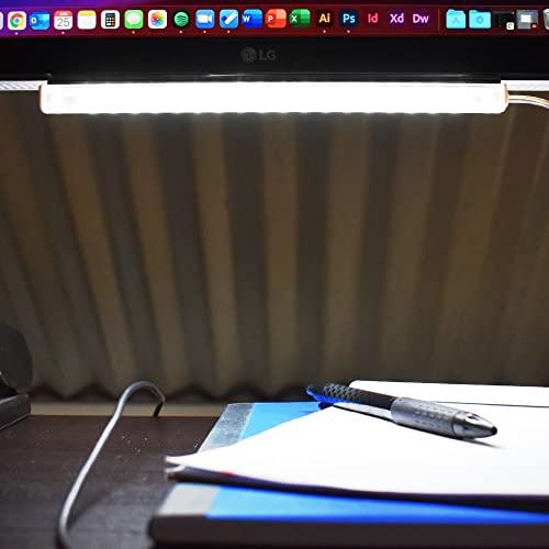 TrueColor USB LED Under Cabinet Light Bar, Frosted Cover, 24 in, Daylight - color: Daylight, size: 24 inches