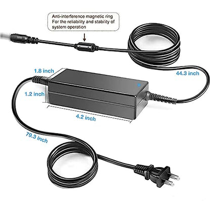 New 24V AC/DC Adapter Compatible with Doxie Pro DX400 Duplex Compact Desktop Document & Receipt Scanner 24VDC 1.5A 36W 24.0V 1500mA Power Supply Cord Cable Wall Home Battery Charger Mains PSU
