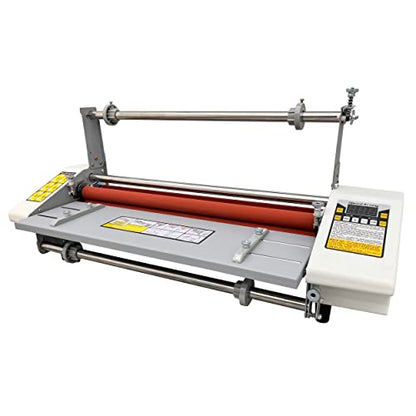 INTSUPERMAI Hot Cold Roll Laminator Laminating Singe Doubel Side Thermal Laminator Laminating Machine with Digital Display Speed Adjustable Temperature 0-180℃ Adjusted 17.3inch/440mm A2+ - style: 17.3inch/440mm A2+