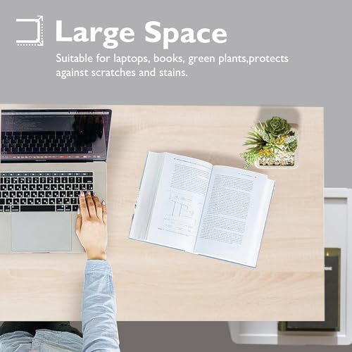 BestOffice Computer Desk,Home Office Desk, Modern Simple Style for Home Office Study Writing (Nature, 32 Inch) - color: Nature, size: 32 Inch