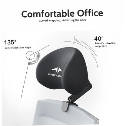 Office Chair Headrest Attachment,Office Chair Headrest,Office Chair Headrest Attachment Universal Head Pillow for Chair Support for Office Chair Memory Foam Mesh Head Pillow Head Rest