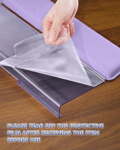 Laborio Computer Keyboard Wrist Rest, Keyboard Riser Stand for Desktop - color: Purple