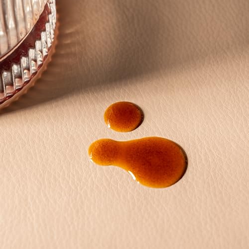 Nekmit Leather Desk Blotter Pad 17 x 12 Inches, Flat, Non-Slip, Waterproof, Apricot - color: Apricot, size: 12" x 17"