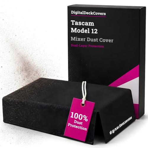 DigitalDeckCovers Dust Cover Compatible With Tascam Model 12