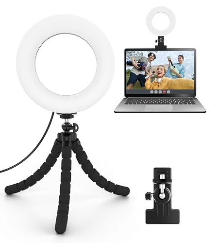 Cyezcor Video Conference Lighting Kit， Ring Light for Computer - size: 6 Inch