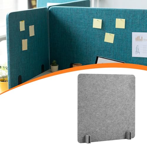 Acoustic Desk Divider Table Divider Cubicle Desktop Partition for School Classroom, Light Gray 40x40 cm - color: Light Gray 40x40 Cm