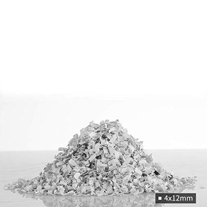 Mini Paper Shredder-6 Sheet Crosscut Paper，CD and Credit Card， Basket Shredder, 5 Minutes Continuous Run Time