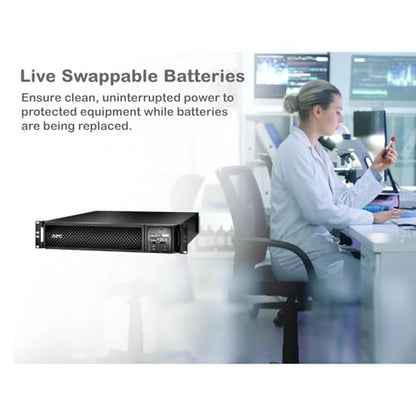 APC Smart-Ups SRT 3000Va Rm 120V, Black - size: 3000VA, style: Rack Mount