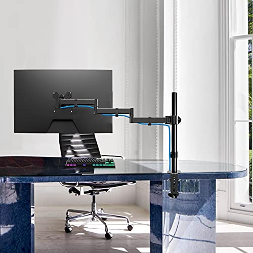 Pholiten Single Long Monitor Stand for 13-32" Screens - style: single arm
