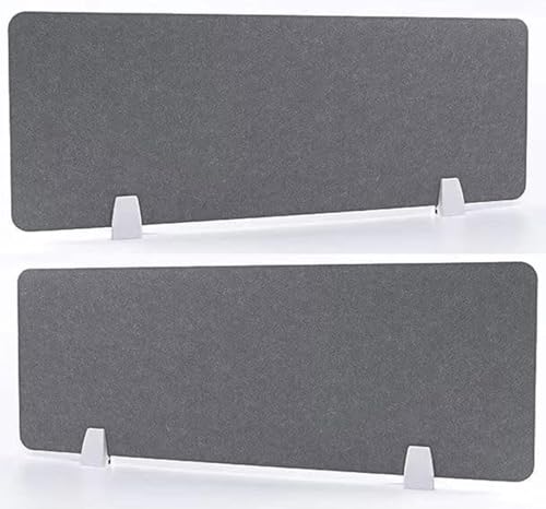 Acoustic Desk Partition, Soundproof Divider Panels for Office & Classroom, 2-Pack s to Enhance Focus & Productivity - color: Dunkelgrau, size: 40x120cm