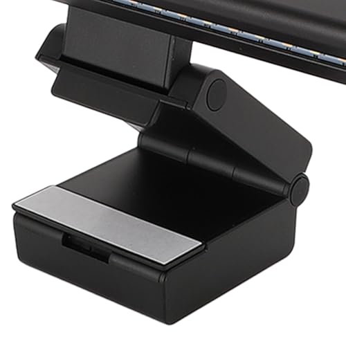 RGB Computer Light Bar with Music Sync, Dimmable LED Screen Lamp, 5 Color Temperatures Stepless Dimming Touch Control, Anti - Glare Dual Light for Desk and Gaming Setup