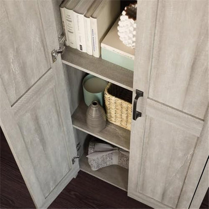 Sauder Miscellaneous Storage, Two-Door Storage Cabinet, in Spring Maple Finish - color: Spring Maple