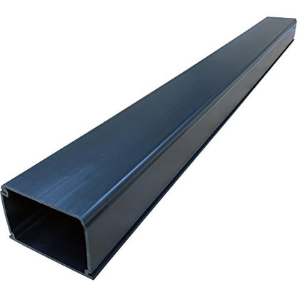 Electriduct XX-Large Latching Cable Raceway - 3" x 2" Channel Size - 2 Sticks - 45" (7.5 Feet Total) - Black - color: Black - 2 Pack, size: 45" Stick