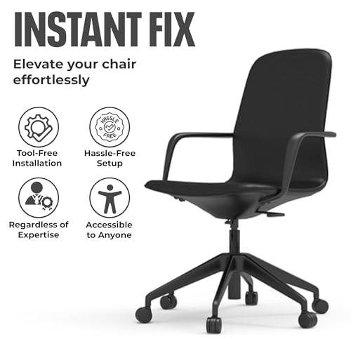 Fix A Sinking Office Chair - No Gas Lift Cylinder or Tools Required - Replacement Computer Office Chair Gas Lift Cylinder Alternative