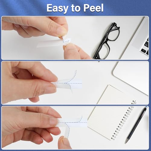 4 Pack Compatible with Dymo Letratag Refills 91201 91331 S0721660 Label Maker Tape White Plastic 12mm x 4m 1/2" x 13', Work with Dymo Letra Tag LT-100H LT-100T Plus 200B QX50 XR XM 2000