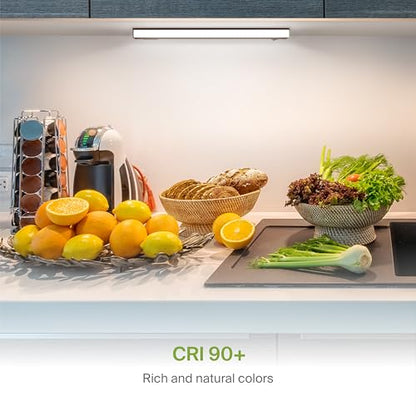 ASD LED Under Cabinet Lighting Hardwired, 12 Inch 5W 2700K-5000K Selectable, 442LM, CRI90+, Direct Wire Linkable Under Counter Lights for Kitchen, Dimmable Under Cabinet Lights, Bronze, UL Certified - color: 12 Inch Bronze, size: 1 Pack