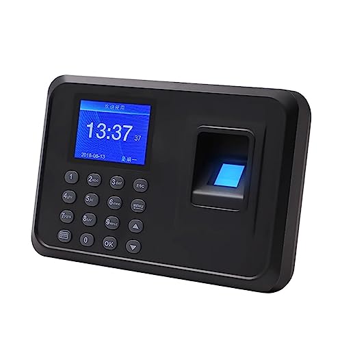 Fingerprint Attendance System Biometric Clock in Machine Employee Keypad Electric Time Recorder USB Data Management Device