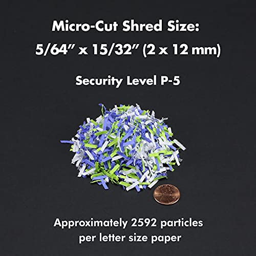 Aurora Commercial Grade 200-Sheet Auto Feed High Security Micro-Cut Paper Shredder/ 60 Minutes/Security Level P-5 - style: 200-Sheet AutoFeed MicroCut