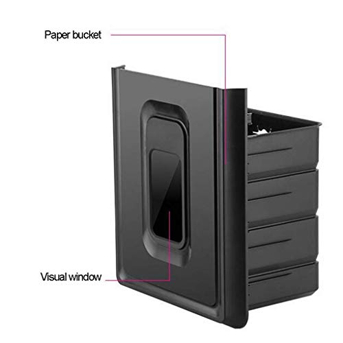 Office Supplies Chippers Shredder,Cross-Cut Paper, CD/DVD, and Credit Card with gallons Pullout Basket, Black