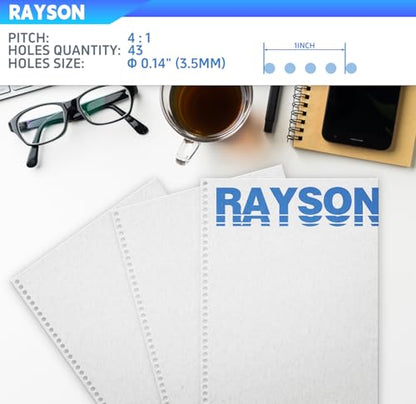 Rayson PD-1503 Coil Binding Machine 43-Hole 4:1 Spiral Binder with Inserter