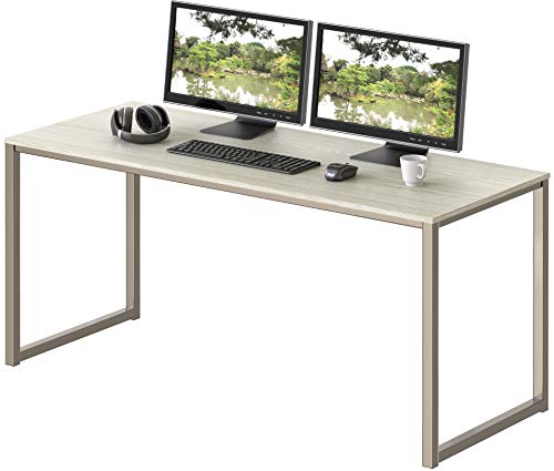 SHW Mission 48-Inch Home Office Computer Desk, Maple - color: Maple, size: 48-Inch
