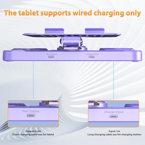 Wireless Charging Station for Apple Devices, Only for Apple Watch Charging - color: Purple