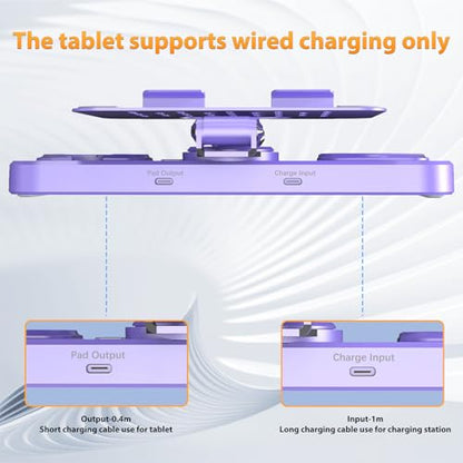 Wireless Charging Station for Apple Devices, Only for Apple Watch Charging - color: Purple